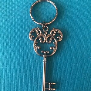 Authentic Disney Mickey Ears Filigree Keyring